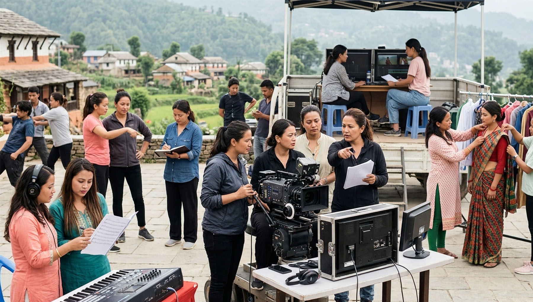 नेपाली सिनेमा उद्योगमा महिलाको लोभलाग्दो योगदान